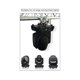 thumbnail image 4 of Ganchos de abrazadera plegables de aluminio Gancho colgante plegable para luz de escenario Carga 150 kg Tubo de armadura de 42-61 mm 230 W 7R/20 Plata, Plata, 4 of 5