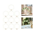 thumbnail image 1 of 10 Pieces Metal Floral Hoop Centerpiece Craft Hoop Rings for Banquet Wedding 30cm, 1 of 8
