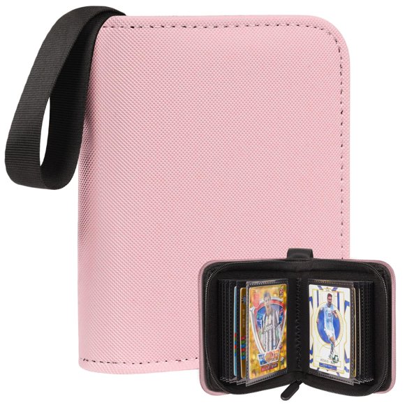 Álbum para cartas ENJOHN mini de 40 cartas y 20 páginas, rosa