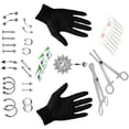 thumbnail image 3 of Sonducket 40 Unids/set Juego de Herramientas Ombligo Nasal Earlobe Belly Stud Kit de Guantes Ropa, zapatos y accesorios Miscelánea, 3 of 6
