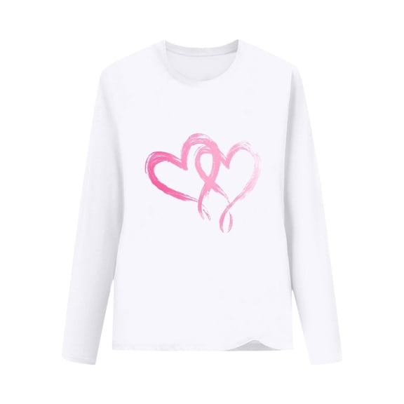 Girls Shirts Long Sleeve Spring Summer Fashion Printed Crewneck Tees Teen Clothes for Girls Size 2-14