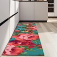 thumbnail image 4 of Pioneer Flower Floral Print Pattern Kitchen Rug Mat,Kitchen Runner Rugs Non Skid Washable,Decorative Kitchen Floor Mats for Kitchen,Sink,Laundry,17"X47", 4 of 5