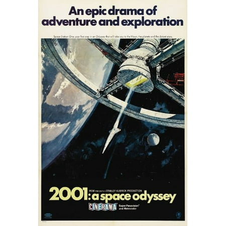 2001: A Space Odyssey - Space Station in Space Cinerama Movie Poster, Approx. Size: 27 x 40 Inches - 69cm x 102cm By Pop Culture (Best Pop Radio Stations)