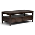 thumbnail image 1 of Atlin Designs 2-Drawers Coffee Table in Tobacco Brown, 1 of 5