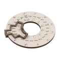 thumbnail image 2 of Wooden Melody Tool, Musical Educational Rotating Circle of Fifths, Wooden Wheel for Musicians, Composers, 2 of 3