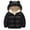 Black, variant on Odeerbi Baby Boys Girls Coats Winter Outerwear Jackets Children's Lamb Velvet Cotton-padded Rabbit Ears Padded Cotton-padded Jacket