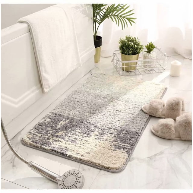 Alfombra antideslizante para baño de 40*60 cm. Rojo Verde