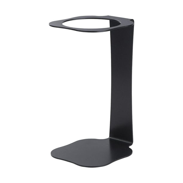 Cafetera de vertido, soporte para filtro de café, cafetera portátil de metal reutilizable negro