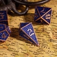 thumbnail image 5 of Cusdie 7-Die Metal DND Dice Set, Maze Design Metal Polyhedral D&D Dice Set for DND Dungeons and Dragons TTRPG Role Playing Games, 5 of 5