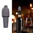thumbnail image 6 of Wine Stoppers Beverage Bottle Sealer Soft Silicone Wine Bottle Stoppers Corks with Grip Top for Keeping Wine Champagne Fresh, 4 Pieces in 4 Colors, 6 of 7