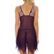 thumbnail image 5 of Lencería para mujer Cierre frontal Babydoll Encaje Cuello en V Malla Ropa de dormir Lencería Fridja nalpqowj42950, 5 of 6