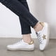 thumbnail image 1 of Zapatos viejos pequeños y sucios de cuero de dos capas para ganado, zapatos de skate blancos pequeños para estudiantes, estrellas fugaces de la calle de varios viajes de Harajuku, talla, 1 of 6