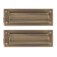 thumbnail image 1 of Brass Accents A07-M0050-609 Mail Slot - 3 in. x 10 in. - Antique Brass, 1 of 1