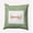 Scallion, variant on 16" x 16" Simply Daisy Halloween Spooky Ticking Polyester Indoor/Outdoor Pillow, Navy Qty 1