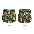 thumbnail image 2 of JUNZAN Forest Squirrel Print Women's Athletic Gym Running Shorts with Phone Pockets - Workout Shorts-X-Large, 2 of 8