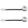 thumbnail image 5 of Kitchen Hood Lights Range Hood Light Housing Compact Metal Glass Round Design For Range Hoods Under Cabinet 2Set, 5 of 5