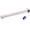 Chrome, variant on Shower Arm with Flange, 16 Inches Wall Mount Square Straight Extension Arm, of Fixed Rain Shower Pipe, Matte Black