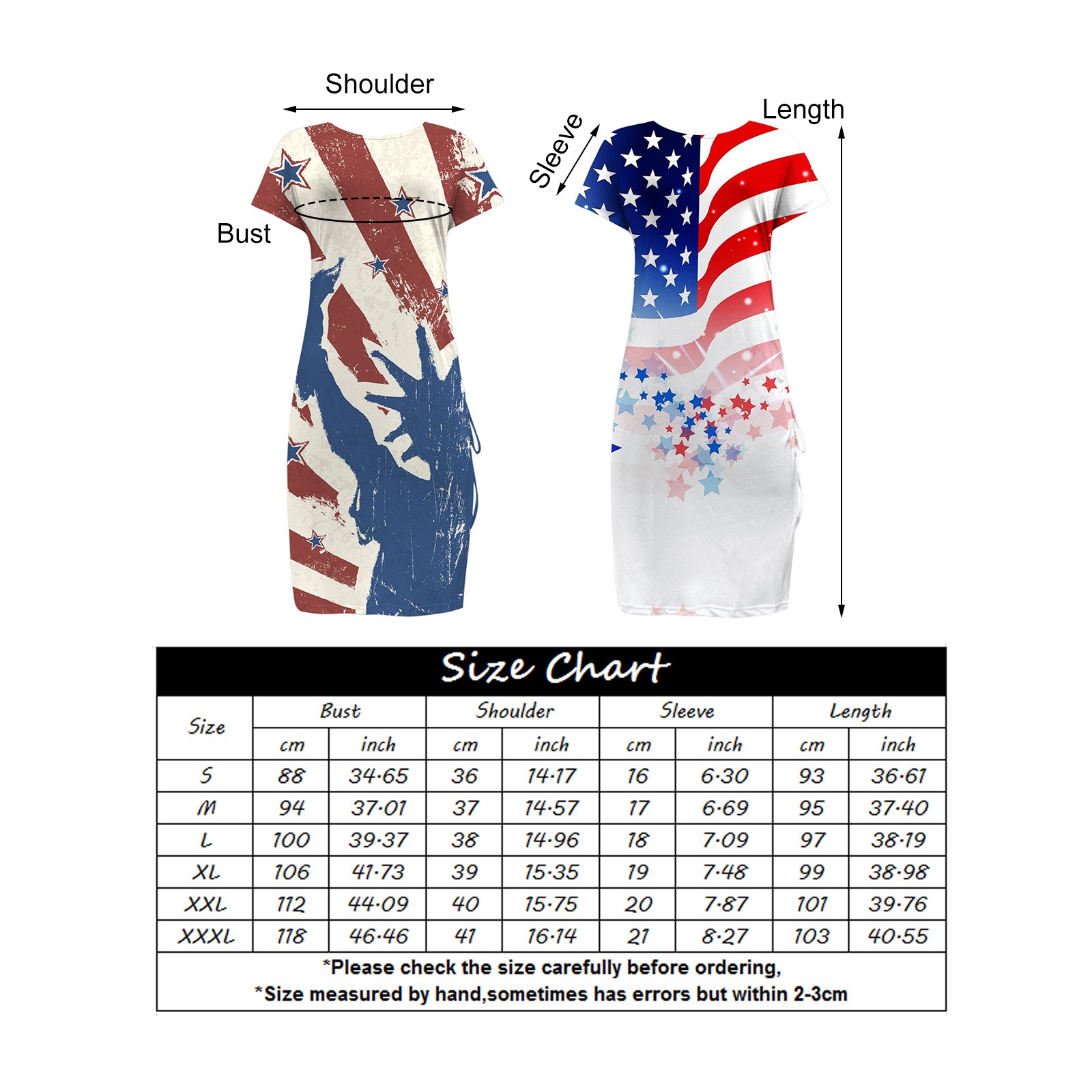 Ediodpoh Independence Day Women American Flag Patterns Casual ...