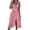 Hot Pink, variant on Ichuanyi Dresses for Women 2022, Fall Women's Fashion Loose Sleeveless Slip Dress Print Boho Beach Split Dress Mid-claf Dress