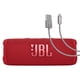 thumbnail image 1 of Altavoz Bluetooth JBL Flip 6 rojo resistente al agua con funda de cable de 6 pies, 1 of 6