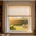 thumbnail image 3 of Polyester Window Curtain Pleated Shades Light Filtering Blinds Easy Install Drill Tools Required for Living Room Bedroom, 59x23 in, Deep Gray, 3 of 8