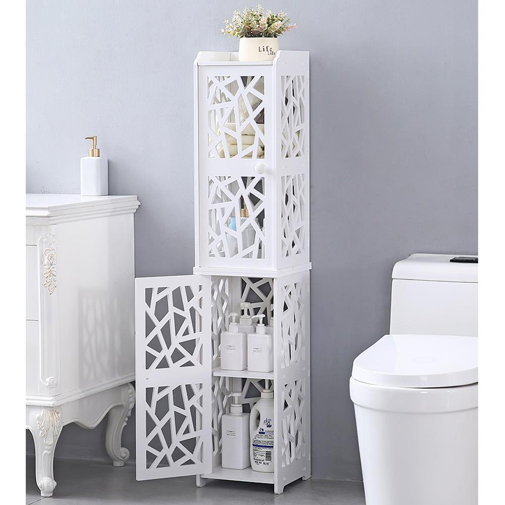 Ktaxon 47" 5Tier Bathroom Storage Corner Floor with Double