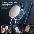 thumbnail image 3 of JETech Magnetic Case for iPhone 12 Mini 5.4-Inch Compatible with MagSafe, Translucent Matte Back Slim Shockproof Phone Cover (Storm Blue), 3 of 6
