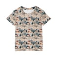 thumbnail image 4 of Darzheoy Christmas Shirts 3-13 Toddler Boy Girls Merry and Bright T-Shirt Christmas Lights Graphic Tees Holiday Tops, 4 of 4