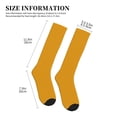 thumbnail image 2 of Lsque Goldenrod Pattern Sport Compression Socks for Men & Women 15-20 mmHg Knee High Nurse Pregnant Running Medical and Travel Athletic, 2 of 6