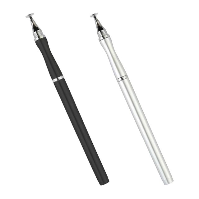 2 lápices capacitivos de precisión para pantalla táctil, elegantes y para tableta y teléfono.