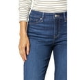 thumbnail image 3 of Levi Strauss Signature Women's and Women's Plus Mid Rise Straight Jeans, Available in Short, Regular and Long Inseams, Sizes 2-28, 3 of 6