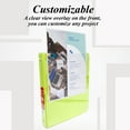 thumbnail image 2 of 3 Ring Binder 1" Economy View Binders Lime Green, Hold 175 Sheets, 2-Count, 2 of 6