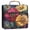 Vibrant and Intricate Flowers, variant on Water-Resistant 3-Ring Binder Organizer with Multiple Pockets Zipper Binder Bag for Office Sunflowers Painting