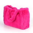 thumbnail image 3 of Plush Commute Bag Fashion Autumn Winter Top-handle Bags Portable Simple for Work, 3 of 10