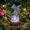 thumbnail image 1 of Rempry solar para decoración de estatua de dragón con luz LED, 1 of 8