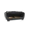 thumbnail image 6 of Ottomanson Origins Air Sleeper Loveseat, Black Microfiber, 6 of 10