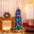thumbnail image 5 of Costway 5 FT Pre-Lit Artificial Xmas Tree with Colorful Fiber Optics & 361 PVC Branch Tips, 5 of 10