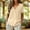 Beige womens v neck t shirt a1, variant on SSZMDLB Womens V Neck T-Shirts Short Sleeve Embroidery Boho Casual Blouse Loose Fit Beach Summer Tops Fashion Tee Shirt Vacation Outfits, White XL