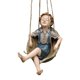thumbnail image 1 of Bewildely Garden Walnut Boy Statue Figurine Adorable Tree Lawn Hanging Decoration Yard Decoración del hogar, 1 of 1