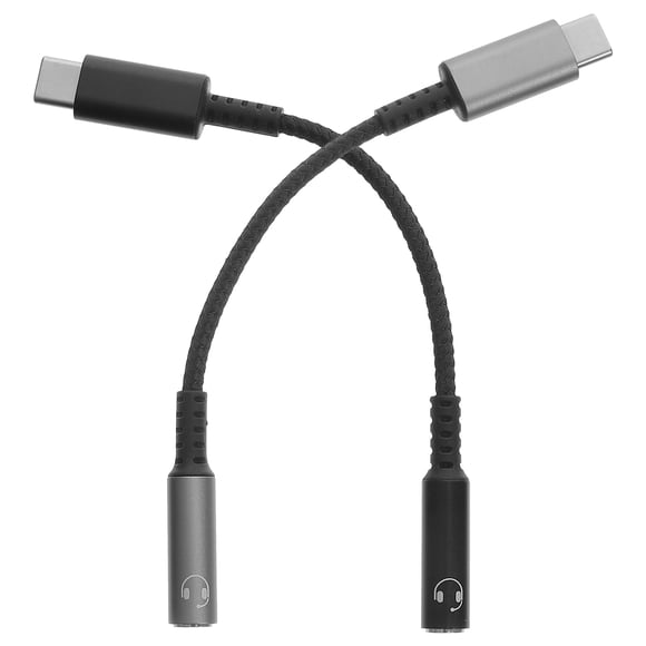 MasteelfCA 2 Pcs Adaptateur Audio Type C vers 3.5mm Adaptateur de Casque Audio Prise Audio