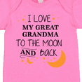 thumbnail image 4 of Inktastic I Love My Great Grandma to the Moon and Back Boys or Girls Baby Bodysuit, 4 of 5