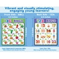 thumbnail image 4 of Party Hearty Alfabeto y números Abc y 123 Juego de mesa de bingo para niños de jardín de infantes y preescolares Aprenda a leer 2 versiones divertidas para edades de 4 años en adelante (Edición de ali, 4 of 6