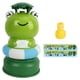 thumbnail image 1 of Diversión al aire libre para niños, jardines, patios, piscinas y playas: aspersor de agua con base de rana WX2306, 1 of 8
