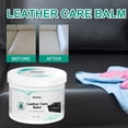 thumbnail image 4 of HOARBOEG Leather Recoloring Balm Medium Brown Leather Balm Leather Scratch Repair Leather Color Restorer Leather Repair Cream Leather Stain Remover Leather SofaHousehold Cleaning Tools, 4 of 9