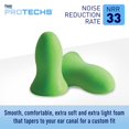 thumbnail image 4 of Tapones de espuma Flents para dormir, roncar y hacer ruidos fuertes, NRR 33, 4 of 9