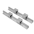 thumbnail image 3 of 2Pcs 300mm12mm SBR12UU Linear Slide Rail Shaft 4Pcs Bearing Slide Block, 3 of 13