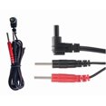 thumbnail image 4 of Cables conductores TENS de repuesto premium, compatibles con la mayoría de las unidades TENS y EMS, de 114 cm de largo (paquete de 8), 4 of 5