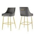 thumbnail image 2 of Modway Discern Bar Stools - Set of 2 in Gray, 2 of 8