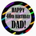 thumbnail image 2 of CafePress - 40Th Birthday For Dad Magnet - 2.25" Round Magnet, Refrigerator Magnet, Button Magnet Style, 2 of 3
