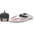 thumbnail image 1 of Bateau Rc pour Enfants et Adultes Haute Vitesse Télécommande Embarcation 20+ Mph avec Écran Lcd 2.4Ghz 4 Canaux Design de Course Double Coque Batterie Lipo 7.4V Portée 150M 13.9X3.6X3.5 Pouces, 1 of 9